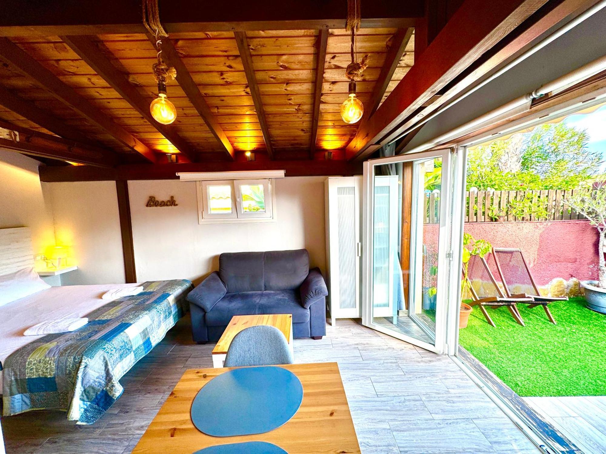 3 Casita-Estudio Con Jardin En La Playa Puerto Marino 外观 照片